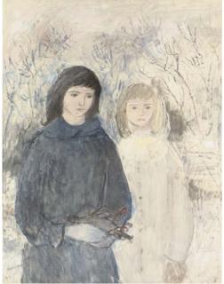 Elinor Bellingham-Smith - Two Girls With A Bird