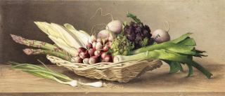 Eliot Hodgkin - Basket of Vegetables