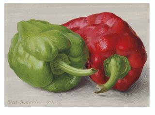 Eliot Hodgkin - Red and Green Peppers