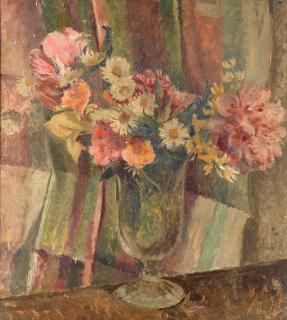 Eliot Hodgkin - Summer Flowers in a Vase