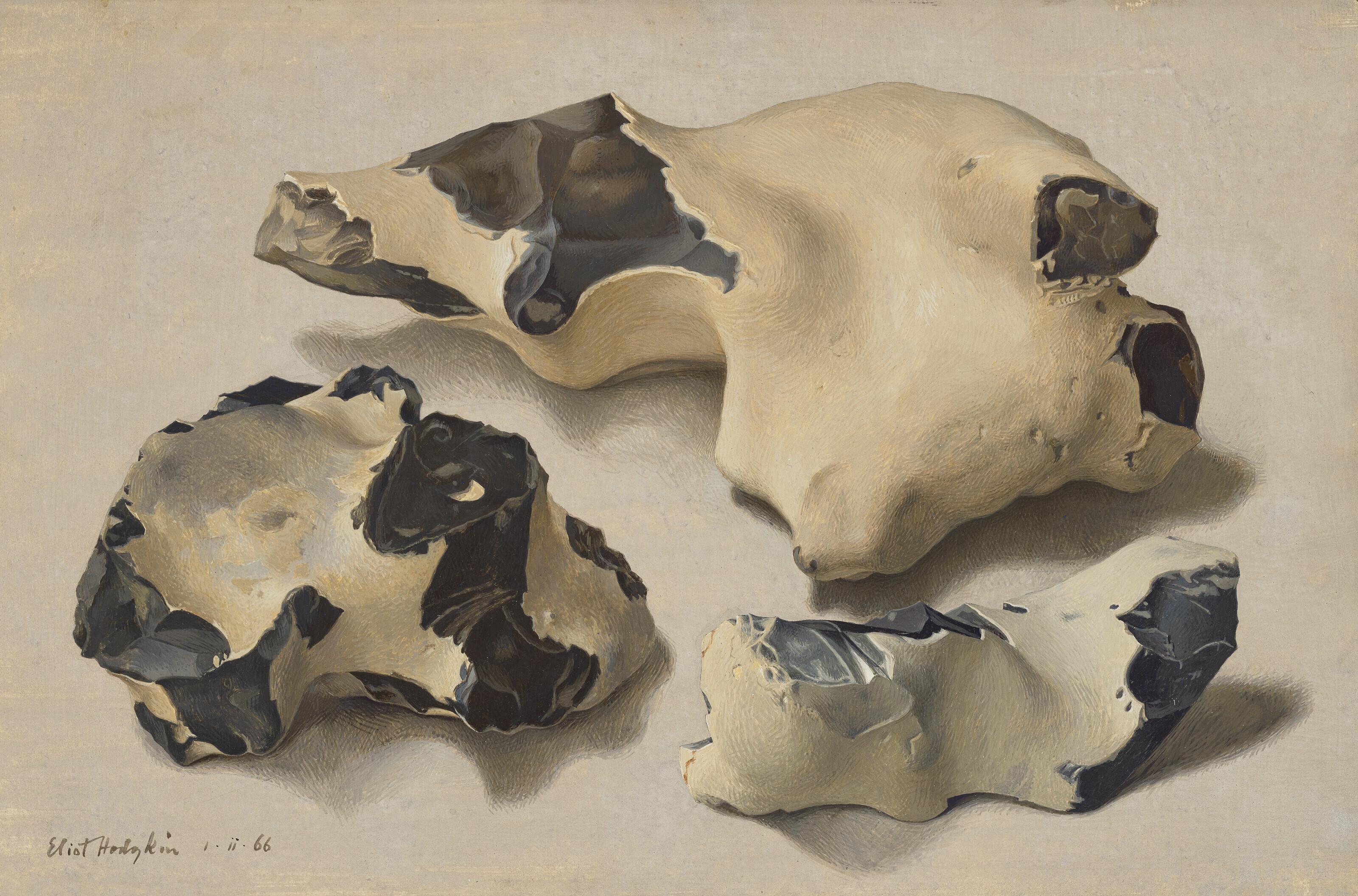 Eliot Hodgkin - Three Big Flints (Pleshey)