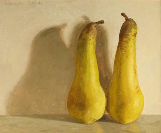 Eliot Hodgkin - Two Standing Pears
