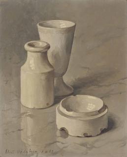 Eliot Hodgkin - White Still-Life No. 2