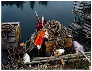 Eliot Porter - Lobster Trap Gear, Yeaton Cove, Maine, 1974
