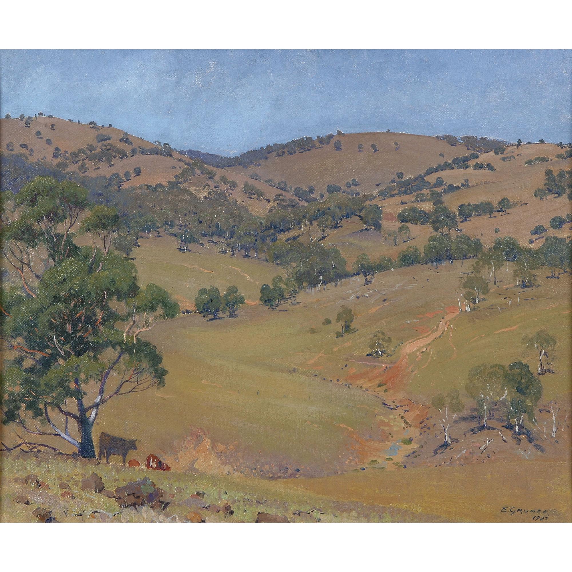 Elioth Gruner - Australian Carmalinda Landscape