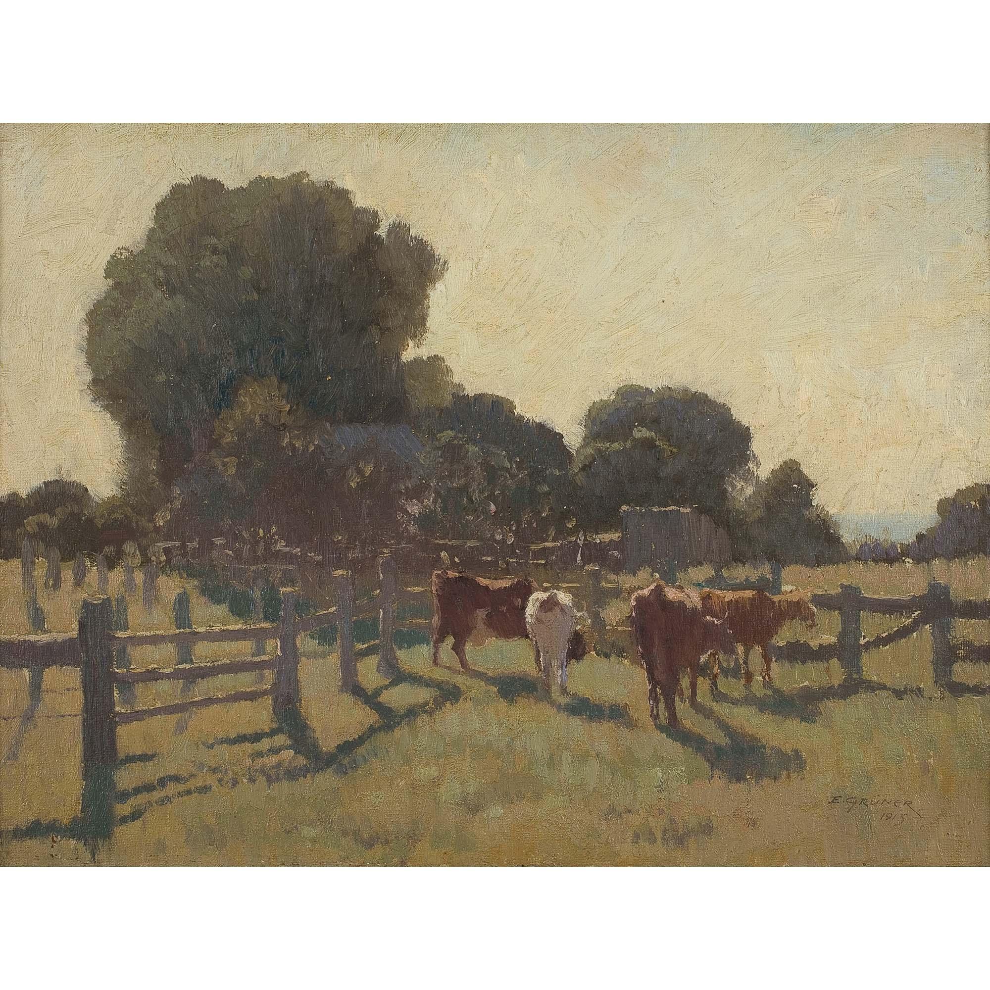 Elioth Gruner - Australian Frosty Morning
