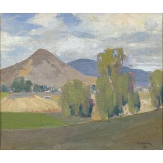 Elioth Gruner - Australian Hillside Pasture