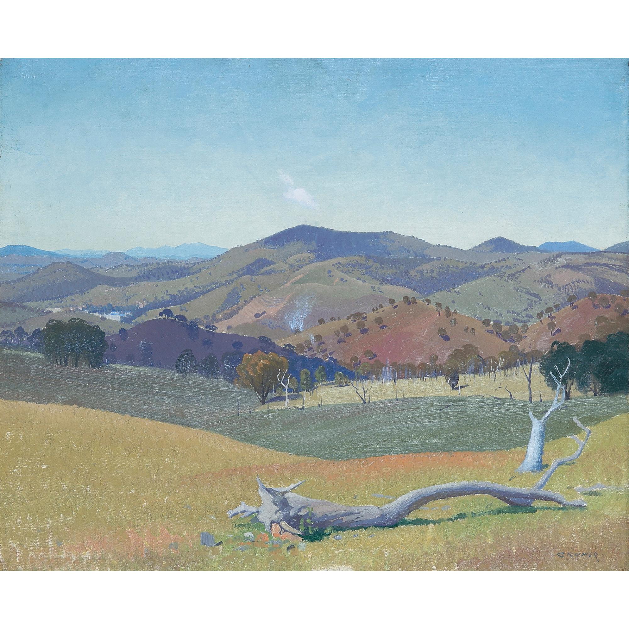 Elioth Gruner - Australian Landscape Near Yass