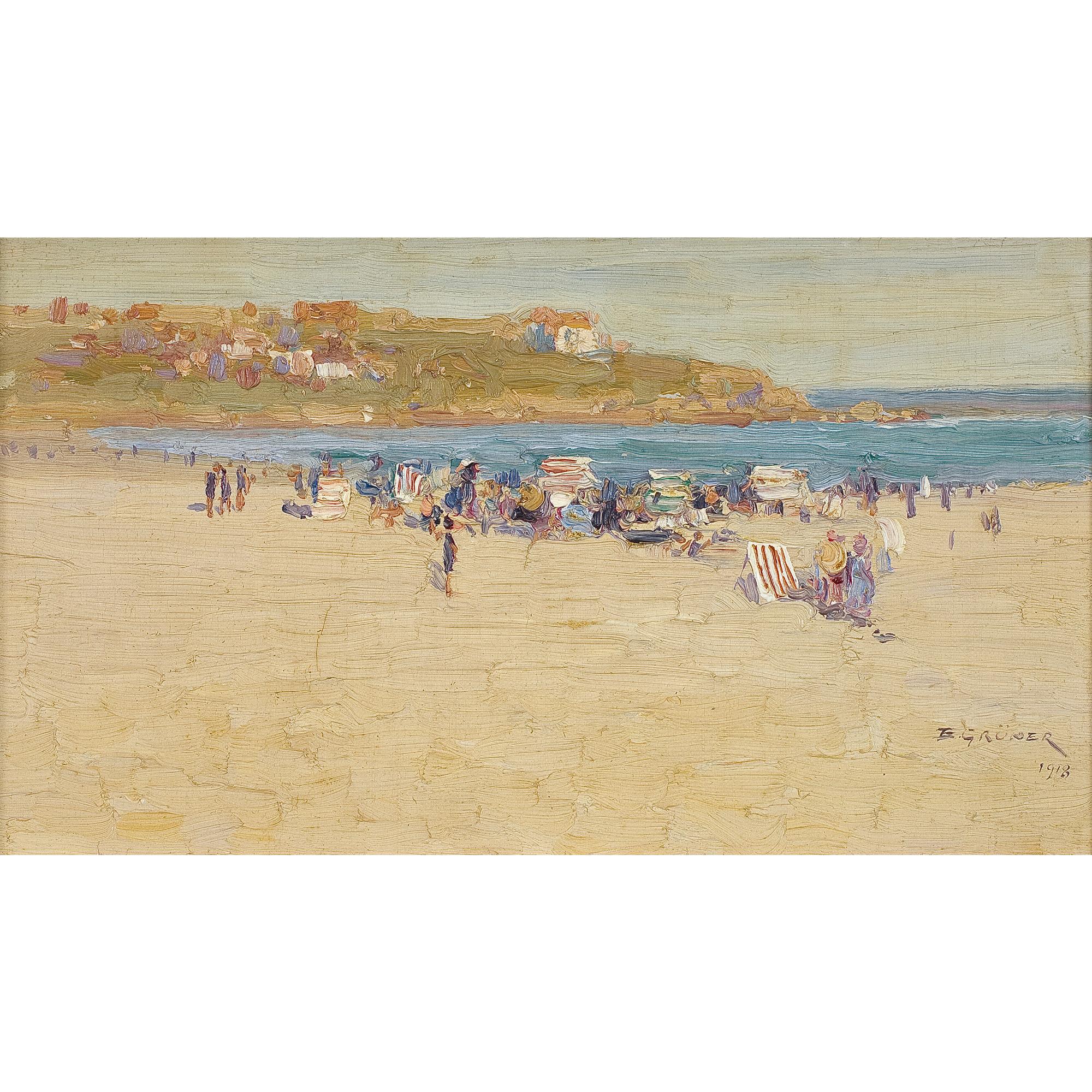 Elioth Gruner - Australian Silver Sands - Bondi