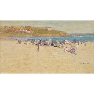 Elioth Gruner - Australian Silver Sands - Bondi