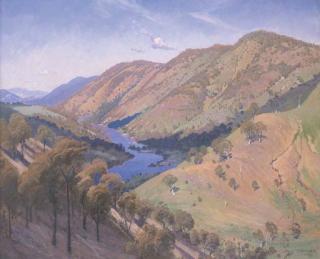 Elioth Gruner - Cotter and Murrumbidgee Rivers