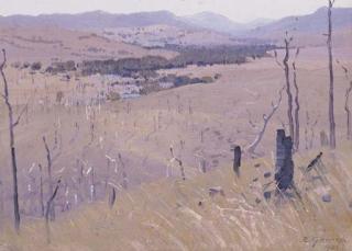 Elioth Gruner - Scene At Maiden Head, New England