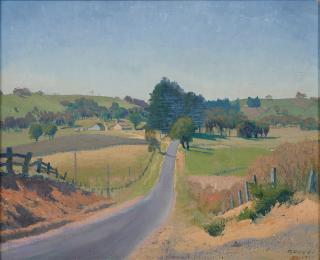 Elioth Gruner - The Road to Bowral, 1933
