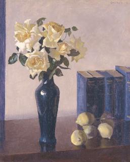 Elioth Gruner - Yellow Roses