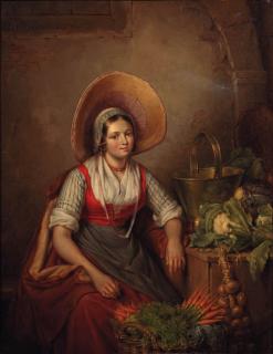 Elisabeth Alida Haanen - The vegetable seller