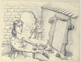 Elisabeth Collins - Woman At Her Dressing Table