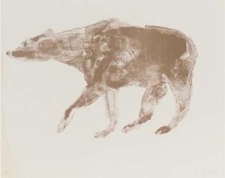 Elisabeth Frink - Bear, from Eight Animals (W. 36)