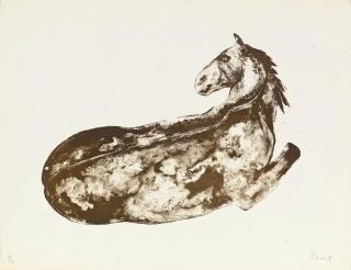 Elisabeth Frink - Petit Cheval Couche (not in Wiseman)