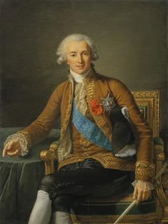Élisabeth Louise Vigée Le Brun - Portrait De Joseph Hyacinthe François-De-Paule De Rigaud, Comte De Vaudreuil (1740-1817), Assis Dans Un Fauteuil