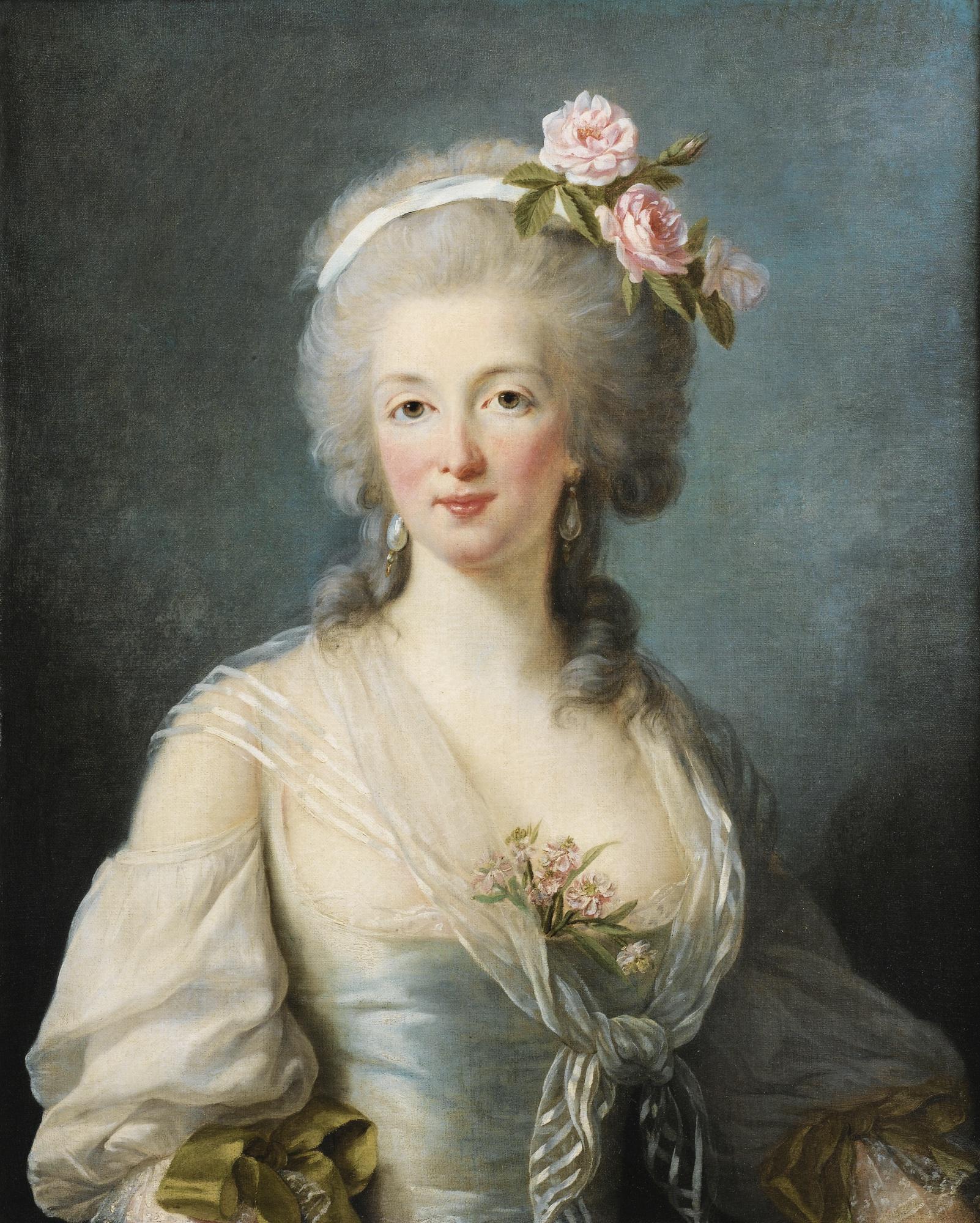 Elisabeth-Louise Vigée Le Brun - Portrait Of A Lady Said Portrait Of Jeanne De Valois, Comtesse De La Motte