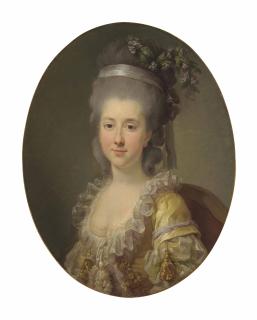 Elisabeth-Louise Vigée Le Brun - Portrait Of Countess Urszula Potocka, Née Zamoyska (C. 1750-1808/16), Bust-Length