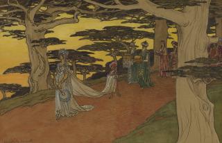 Elisabeth Sonrel - French A Bridal Procession