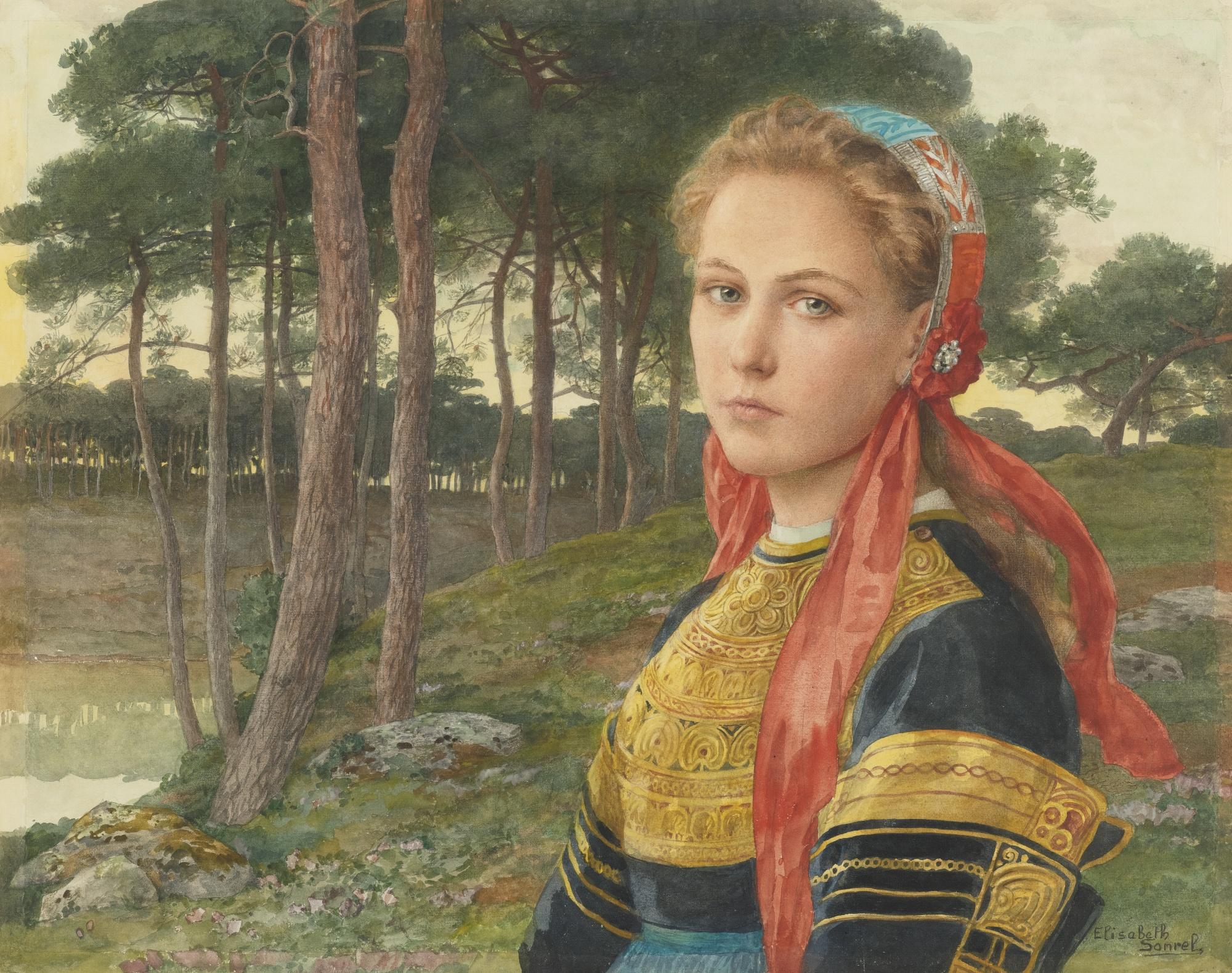 Elisabeth Sonrel - French la Forêt De Brocéliande