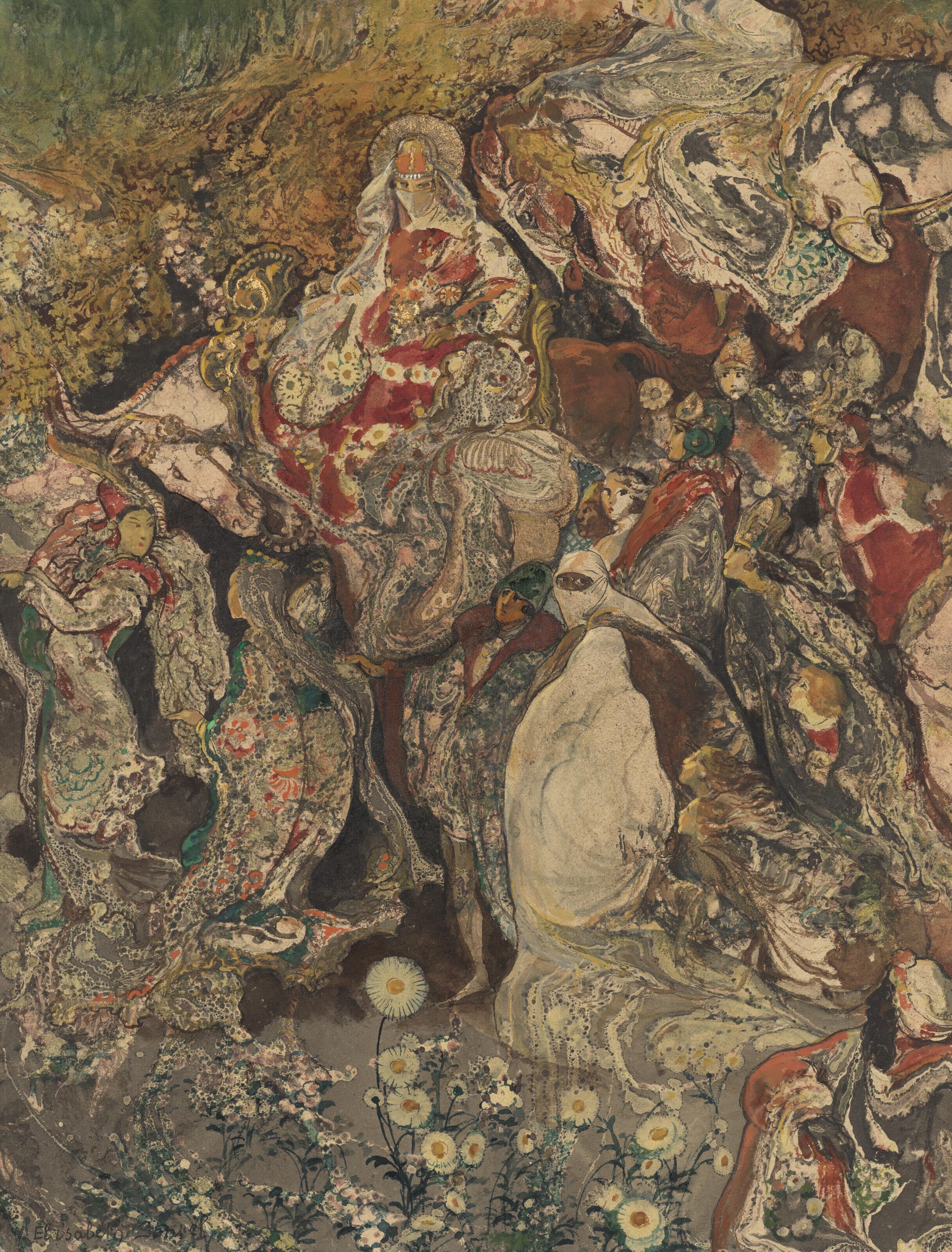 Élisabeth Sonrel - Probably a scene from One Thousand and One Nights (Arabian Nights)