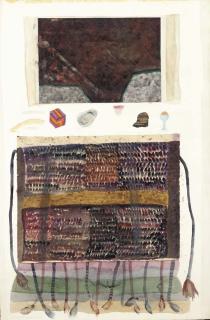 Elisabeth Violet Blackadder - Abstract with Carpet Design