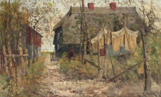 Elisabeth von Eicken - Höstmotiv från landsbygden