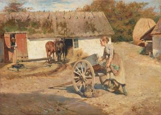 Elisabeth Warling - Bringing in the hay