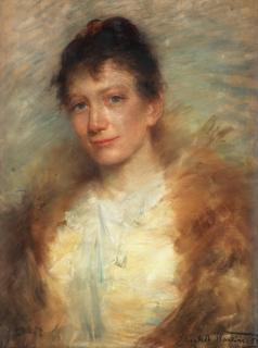 Elisabeth Warling - Portrait of the artist Eva Bonnier