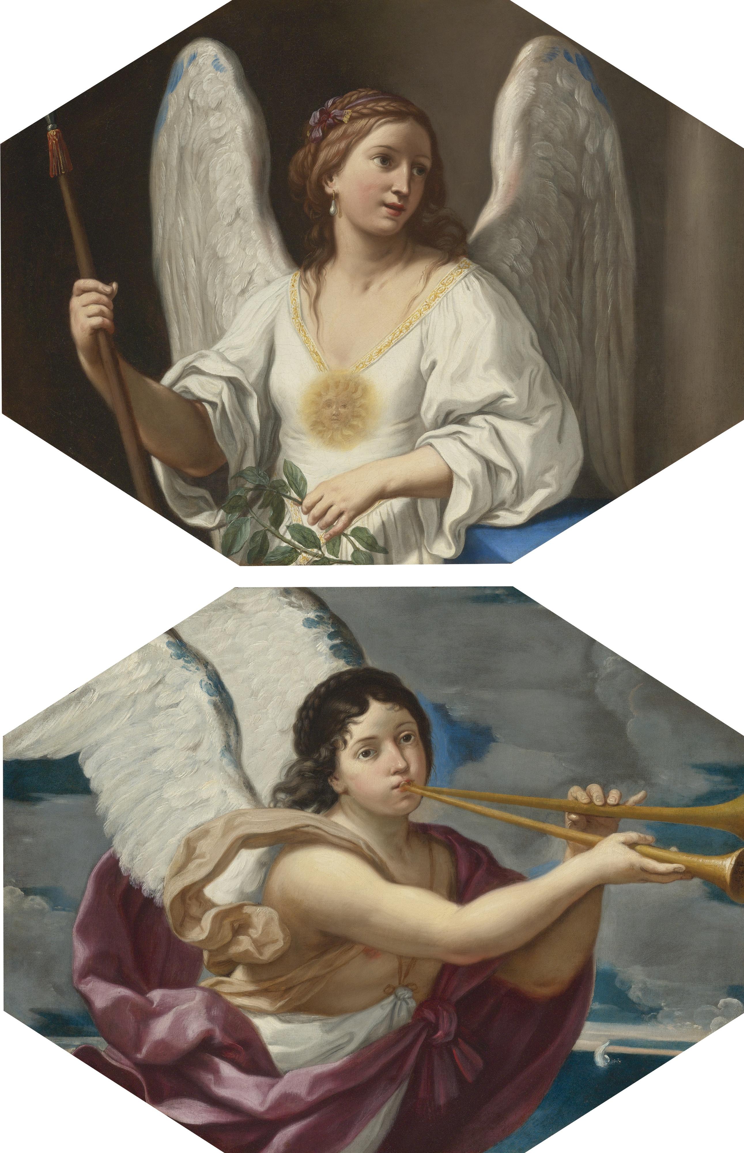 Elisabetta Sirani - An Allegory Of Fame And An Allegory Of Virtue