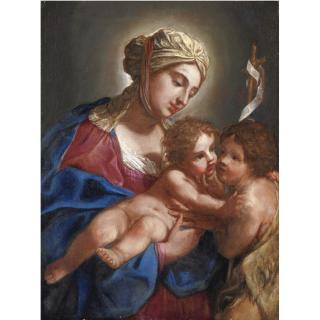 Elisabetta Sirani - Madonna Con Bambino E San Giovannino