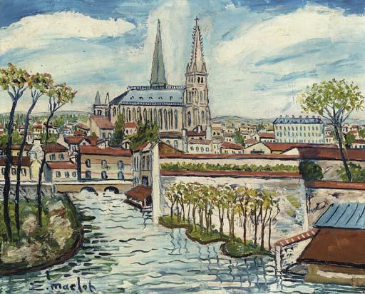 Elisee Maclet - Chartres. La cathedrale et la basse ville