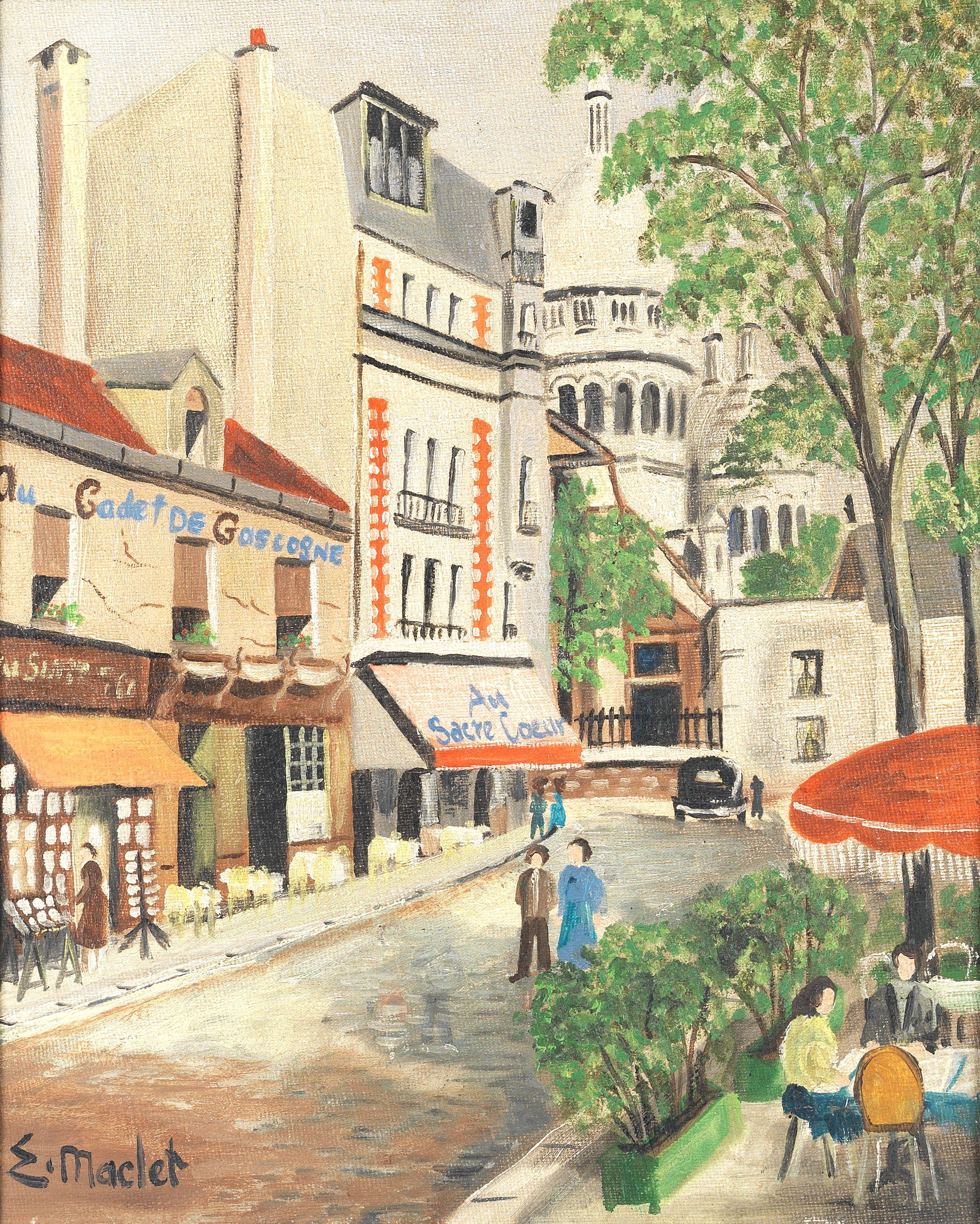 Elisée Maclet - La Place du Tertre, Monmatre