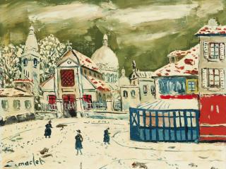 Elisée Maclet - Montmartre, Eglise Saint Pierre