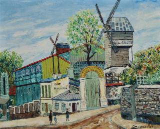 Élisée Maclet - Moulin de la Galette à Montmartre