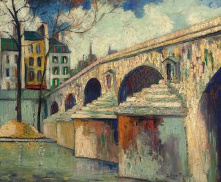 Elisee Maclet - Paris, les arches du Pont Marie