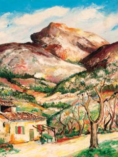 Elisée Maclet - Paysage provenal