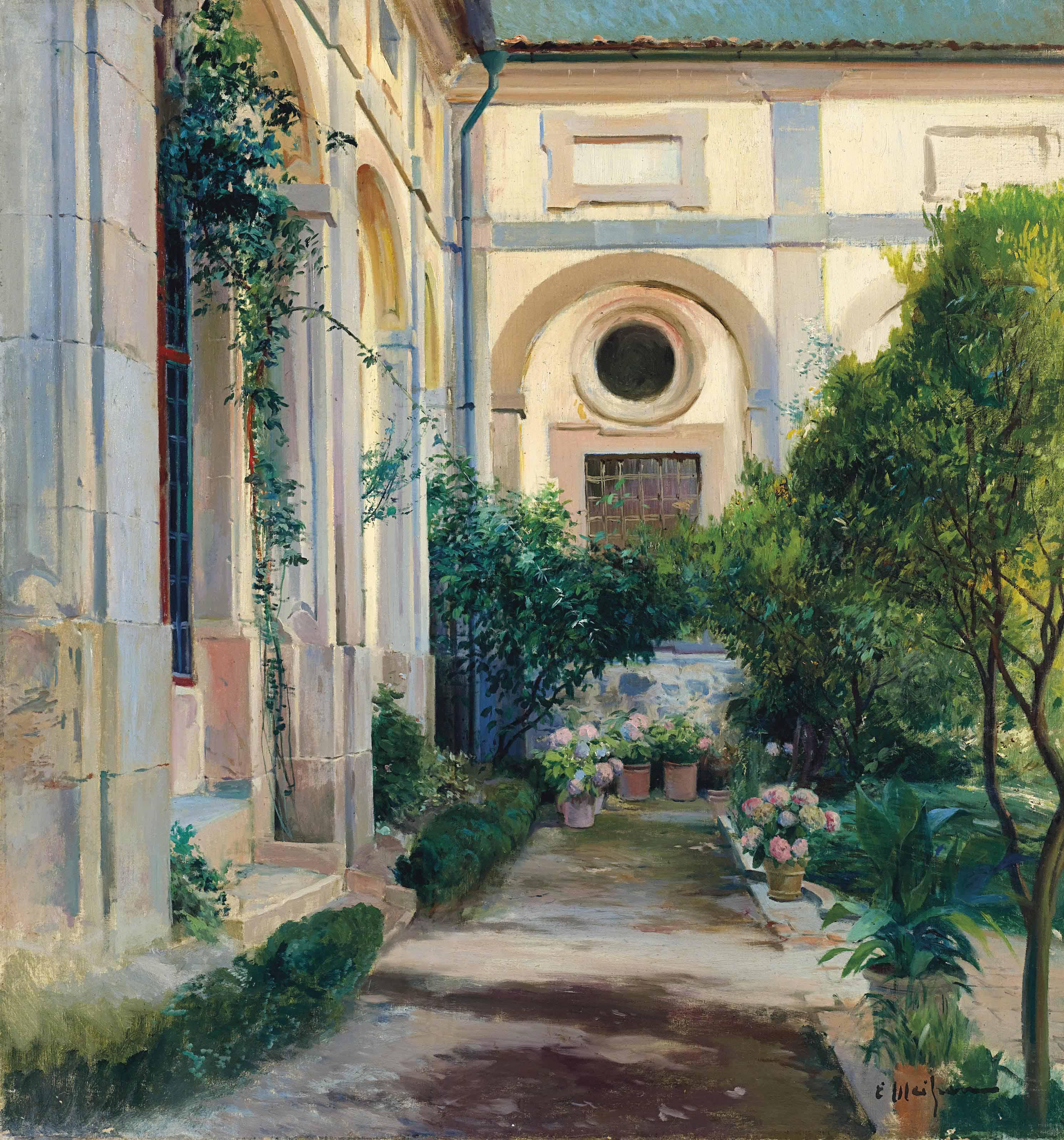 Eliseo Meifrén Y Roig - The courtyard garden