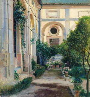 Eliseo Meifrén Y Roig - The courtyard garden