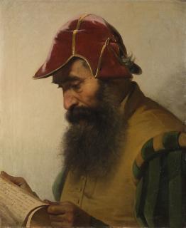 Eliseo Sala - Benvenuto Cellini che rivede il suo manoscritto