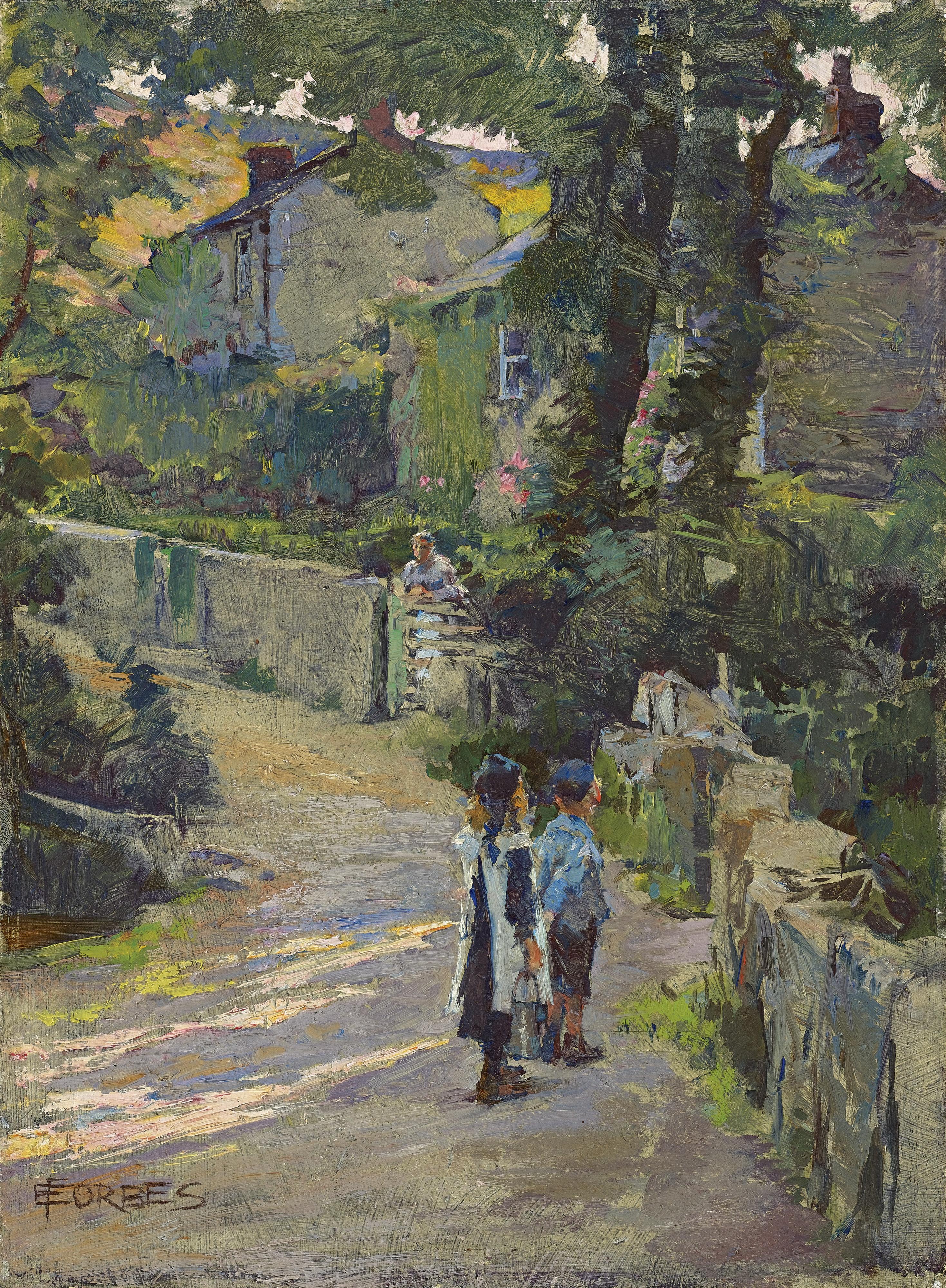 Elizabeth Adela Forbes - Off To School