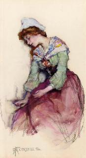 Elizabeth Adela Stanhope Forbes, A.R.W.S. - Idle moments