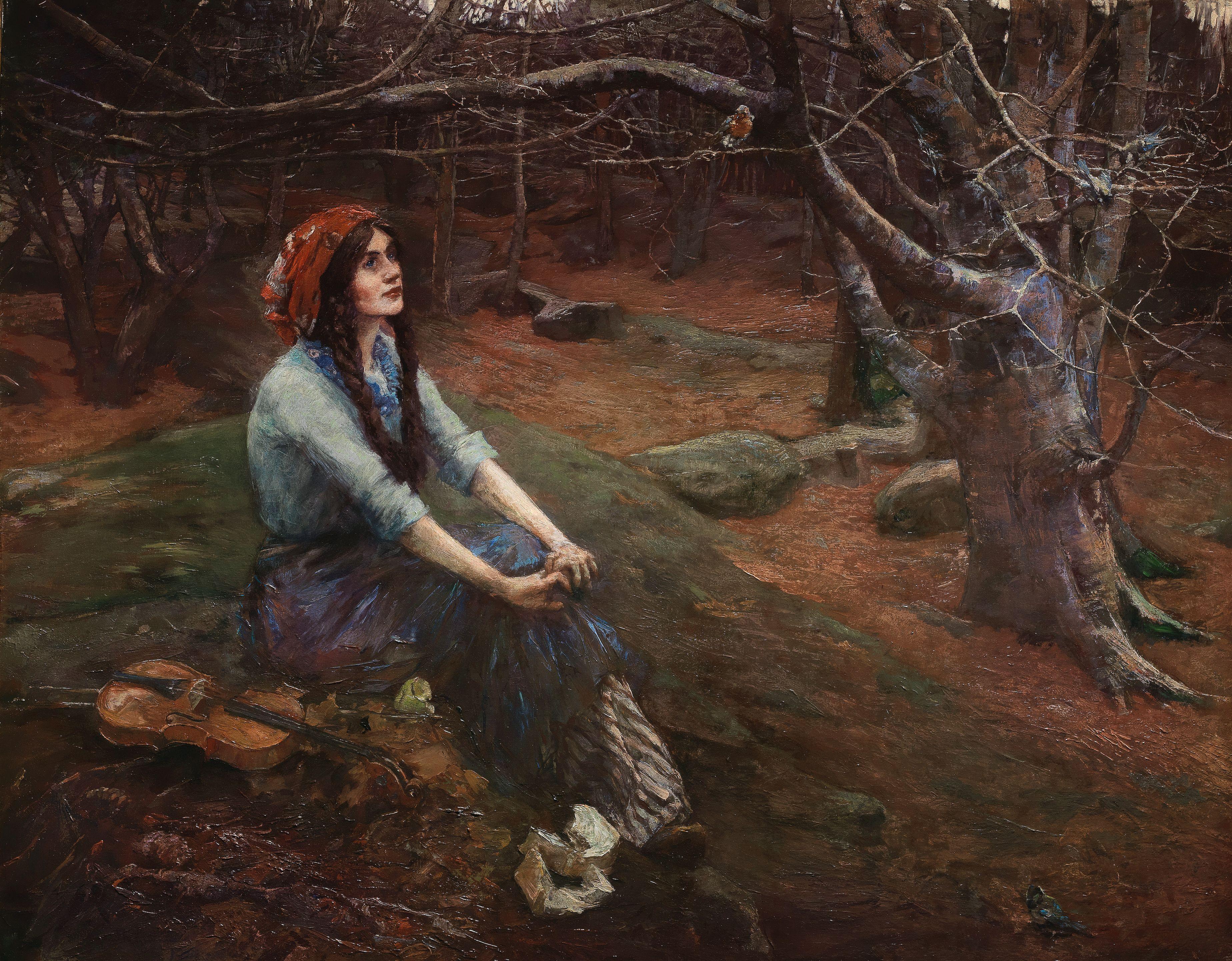 Elizabeth Adela Stanhope Forbes, ARWS - The Gipsy