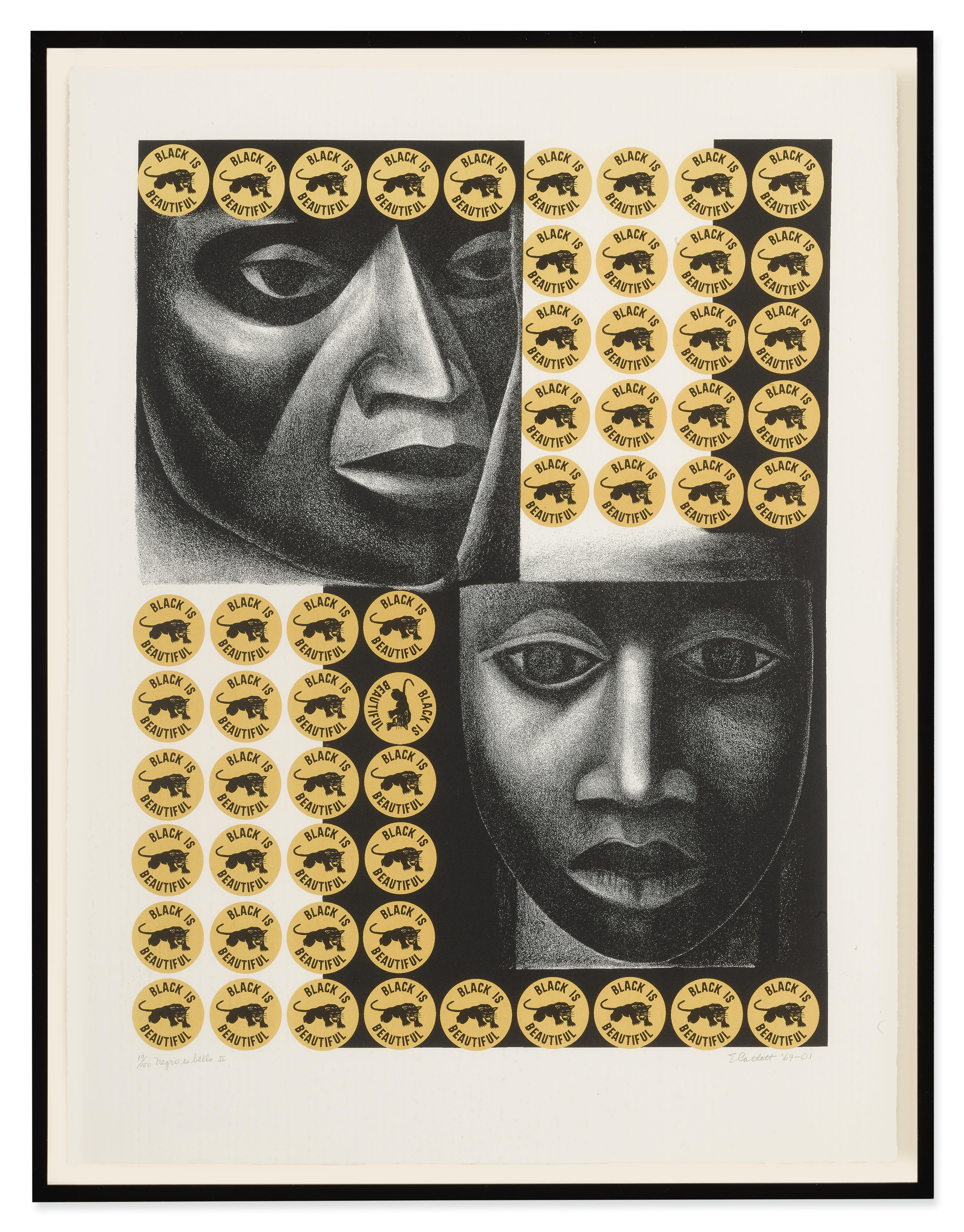 Elizabeth Catlett - Elizabeth Catlett, Black is Beautiful (Negro es bello II)