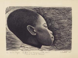 Elizabeth Catlett - Negro Es Bello I (Black Is Beautiful)