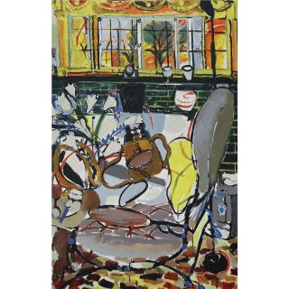 Elizabeth Cope - Binoculars With Campaign Chair