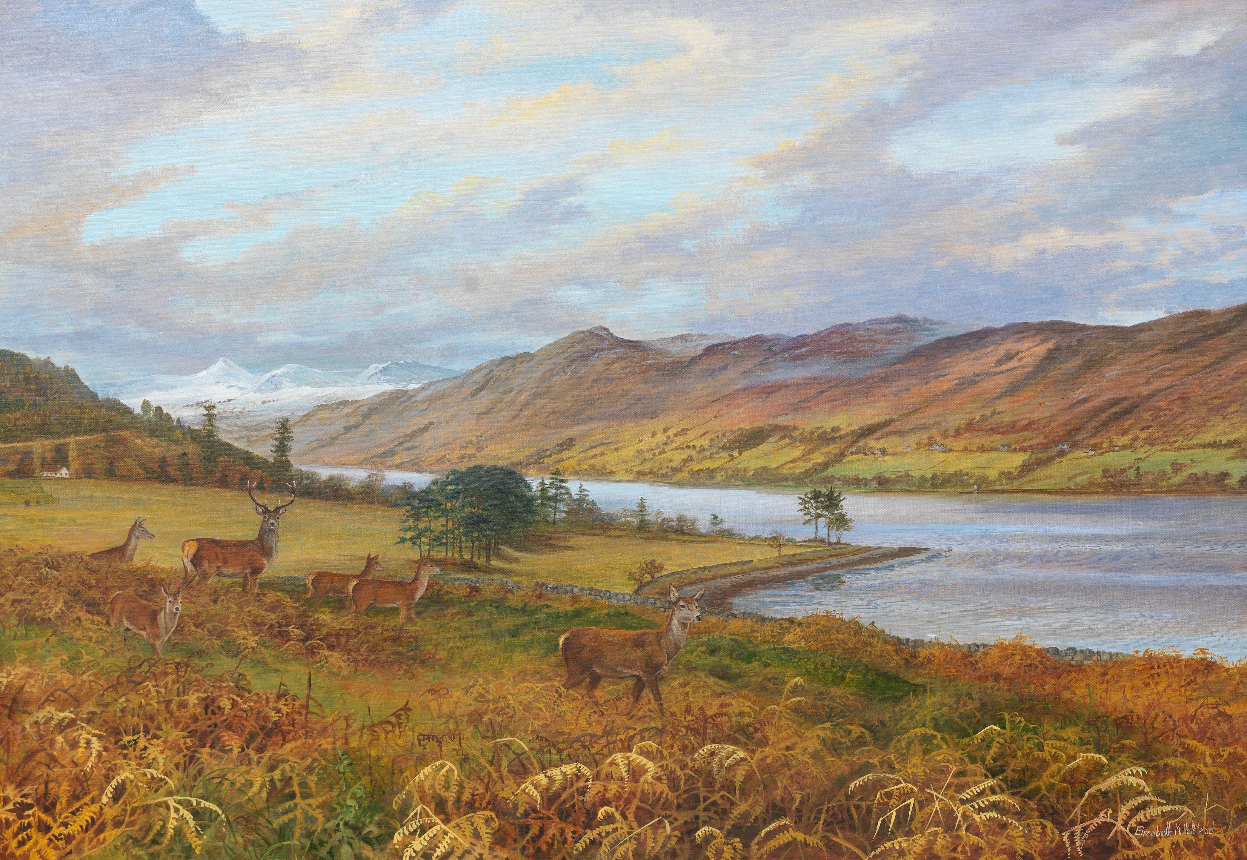 Elizabeth Halstead - Loch Broom 72 x 102 cm. (28 3/8 x 40 3/16 in.)